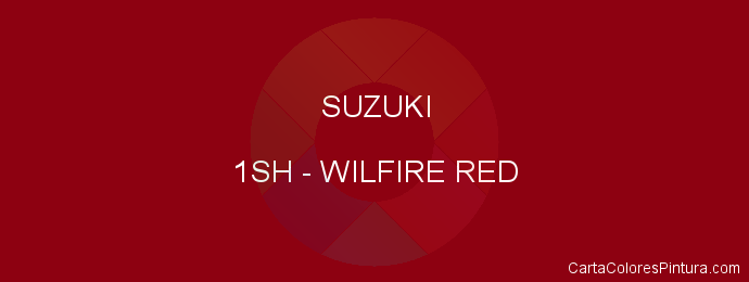 Pintura Suzuki 1SH Wilfire Red