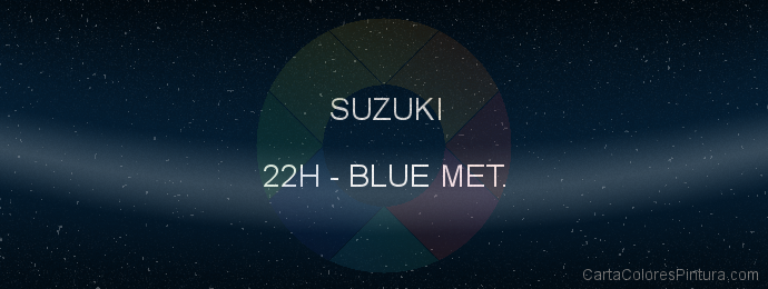 Pintura Suzuki 22H Blue Met.