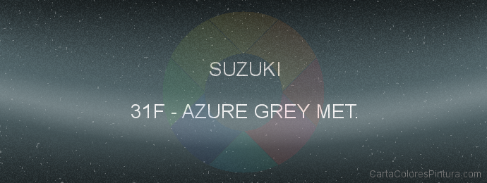 Pintura Suzuki 31F Azure Grey Met.