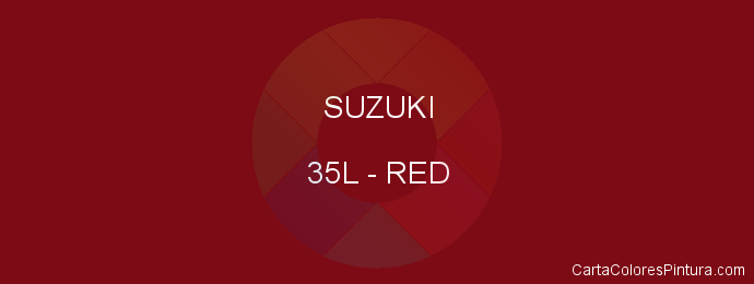 Pintura Suzuki 35L Red