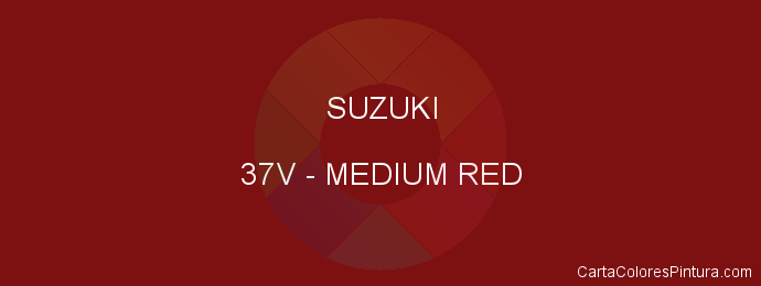 Pintura Suzuki 37V Medium Red