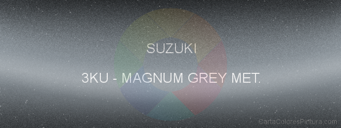 Pintura Suzuki 3KU Magnum Grey Met.