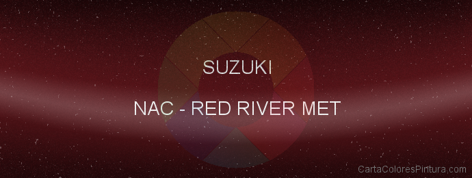 Pintura Suzuki NAC Red River Met