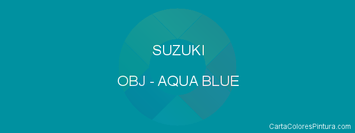 Pintura Suzuki OBJ Aqua Blue