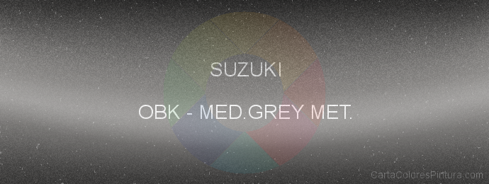 Pintura Suzuki OBK Med.grey Met.