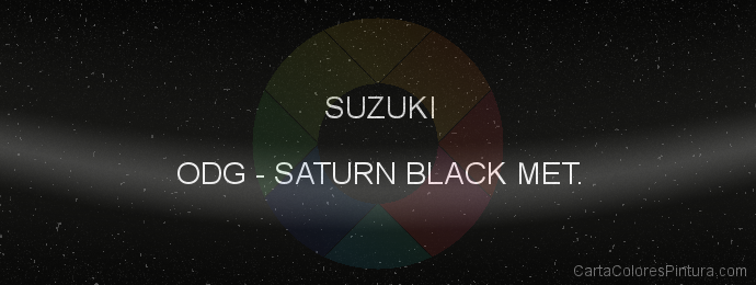 Pintura Suzuki ODG Saturn Black Met.