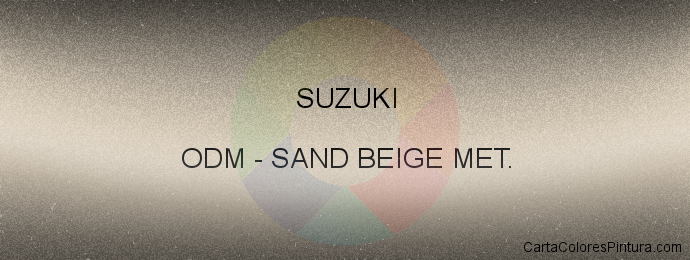 Pintura Suzuki ODM Sand Beige Met.