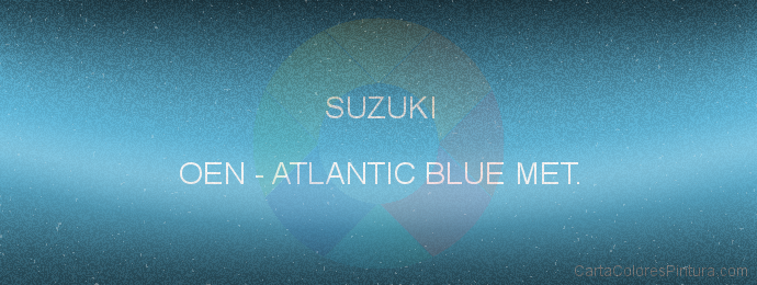 Pintura Suzuki OEN Atlantic Blue Met.