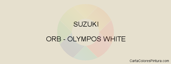 Pintura Suzuki ORB Olympos White