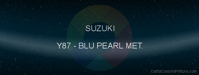 Pintura Suzuki Y87 Blu Pearl Met.