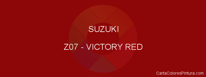 Pintura Suzuki Z07 Victory Red