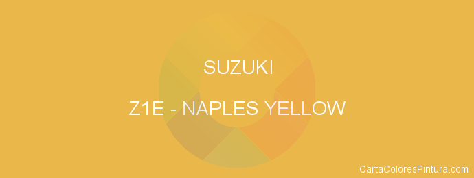 Pintura Suzuki Z1E Naples Yellow