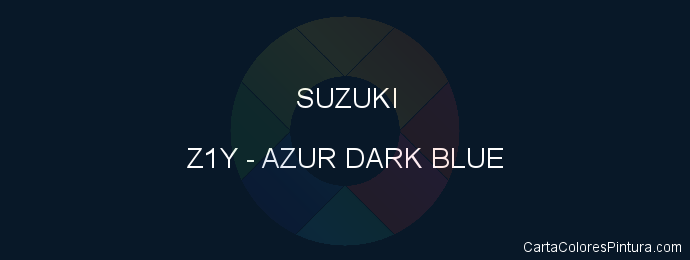 Pintura Suzuki Z1Y Azur Dark Blue