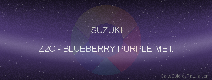 Pintura Suzuki Z2C Blueberry Purple Met.
