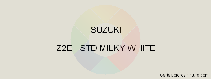 Pintura Suzuki Z2E Std Milky White