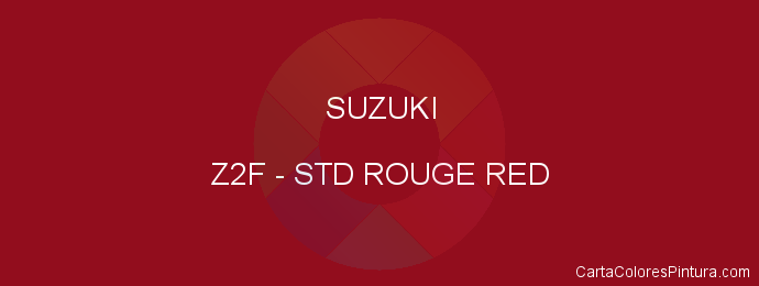 Pintura Suzuki Z2F Std Rouge Red