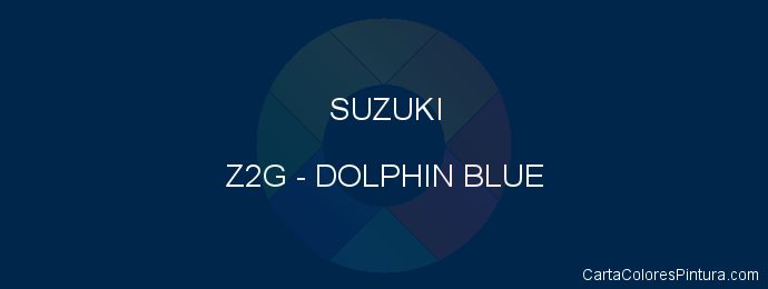 Pintura Suzuki Z2G Dolphin Blue