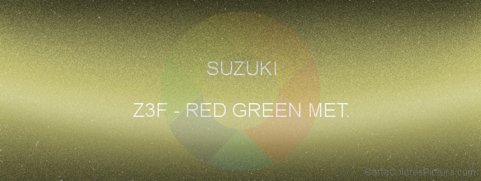 Pintura Suzuki Z3F Red Green Met.