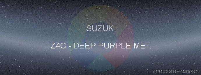 Pintura Suzuki Z4C Deep Purple Met.