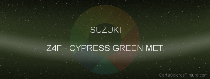 Pintura Suzuki Z4F Cypress Green Met.