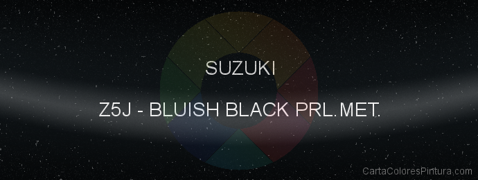 Pintura Suzuki Z5J Bluish Black Prl.met.