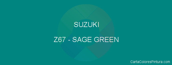 Pintura Suzuki Z67 Sage Green