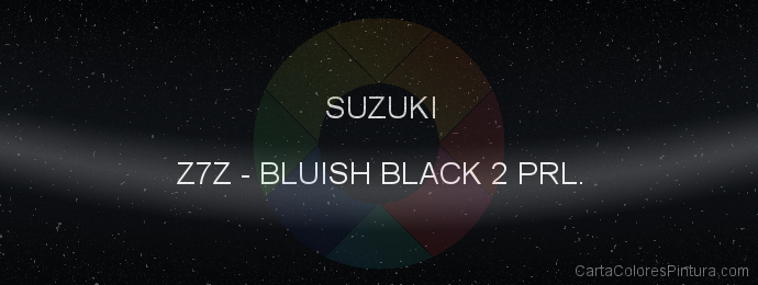 Pintura Suzuki Z7Z Bluish Black 2 Prl.