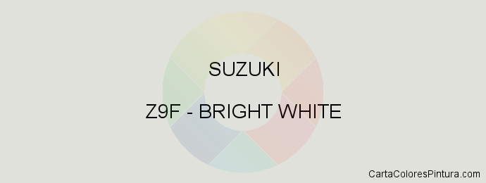 Pintura Suzuki Z9F Bright White