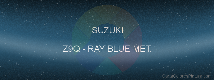 Pintura Suzuki Z9Q Ray Blue Met.