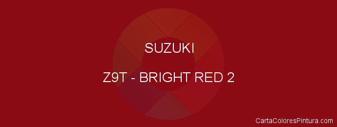 Pintura Suzuki Z9T Bright Red 2