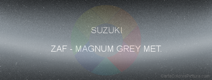 Pintura Suzuki ZAF Magnum Grey Met.