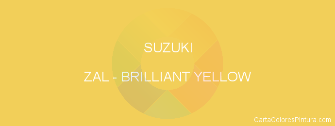 Pintura Suzuki ZAL Brilliant Yellow