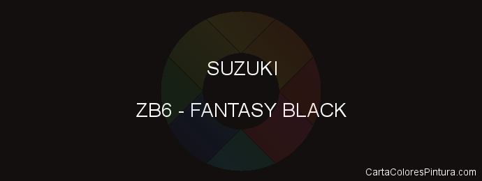 Pintura Suzuki ZB6 Fantasy Black