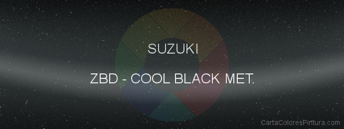 Pintura Suzuki ZBD Cool Black Met.