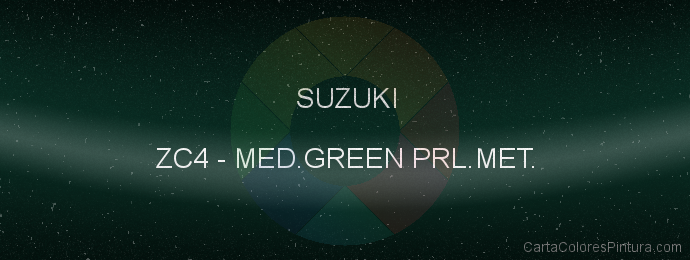 Pintura Suzuki ZC4 Med.green Prl.met.
