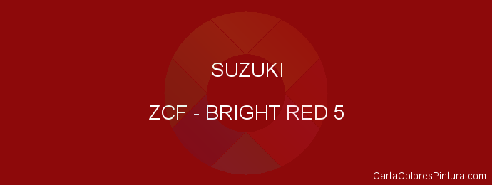 Pintura Suzuki ZCF Bright Red 5