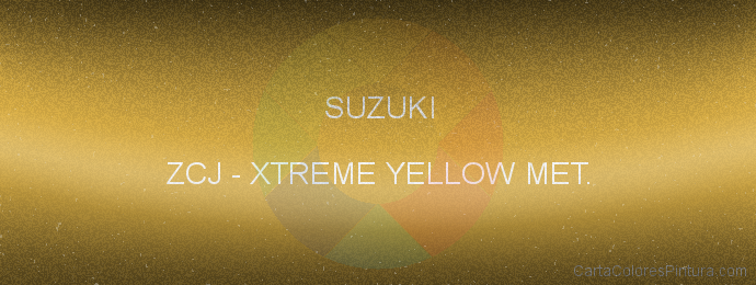 Pintura Suzuki ZCJ Xtreme Yellow Met.