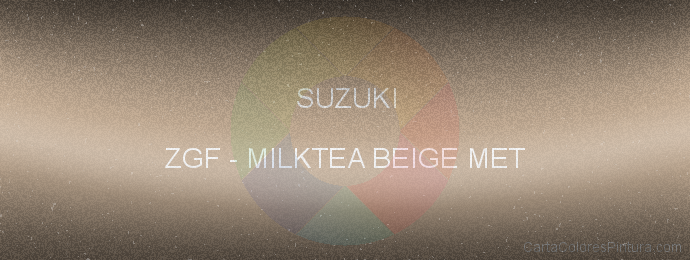 Pintura Suzuki ZGF Milktea Beige Met