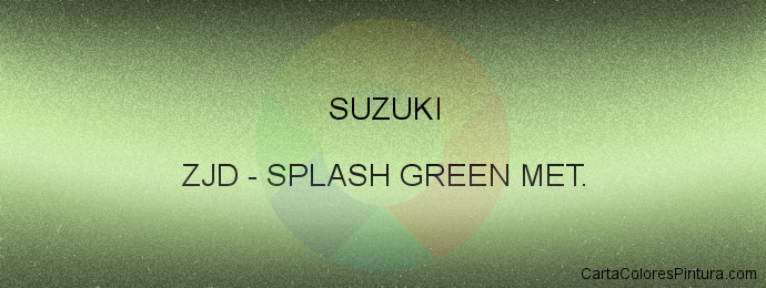 Pintura Suzuki ZJD Splash Green Met.