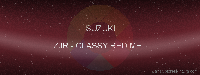 Pintura Suzuki ZJR Classy Red Met.