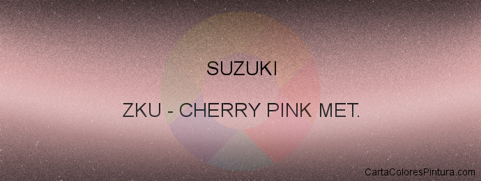 Pintura Suzuki ZKU Cherry Pink Met.