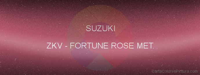 Pintura Suzuki ZKV Fortune Rose Met.