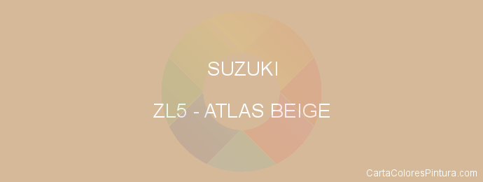 Pintura Suzuki ZL5 Atlas Beige
