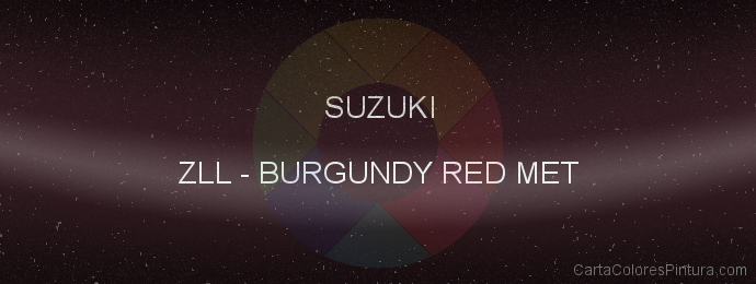 Pintura Suzuki ZLL Burgundy Red Met