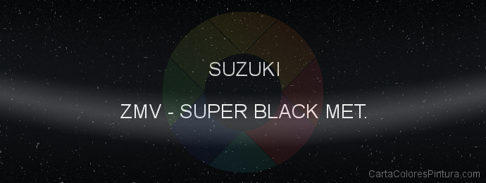Pintura Suzuki ZMV Super Black Met.