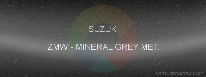 Pintura Suzuki ZMW Mineral Grey Met.