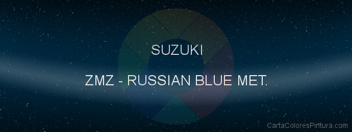 Pintura Suzuki ZMZ Russian Blue Met.