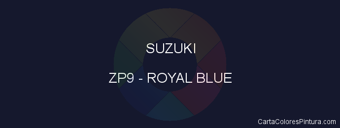 Pintura Suzuki ZP9 Royal Blue