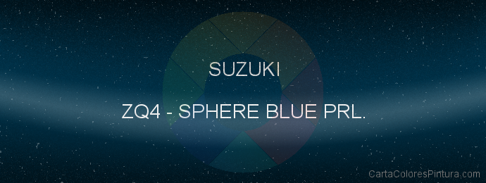Pintura Suzuki ZQ4 Sphere Blue Prl.