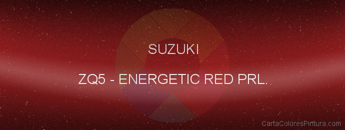 Pintura Suzuki ZQ5 Energetic Red Prl.